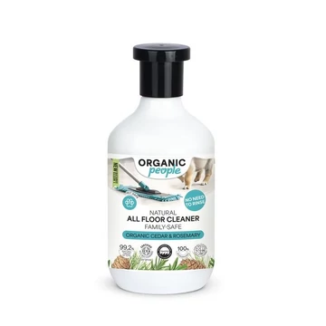 Organic People öko Padlótisztító gél minden felületre bio cédrussal és rozmaringgal, 500 ml