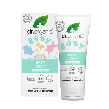 Dr Organic illatmentes hidratáló babakrém bio körömvirággal, 50 ml