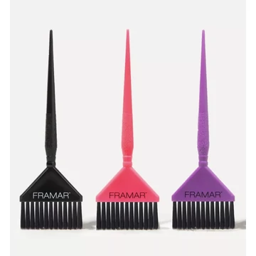 Hajfestő ecset, hajfestő tálFramar Big Daddy extra széles hajfestő ecset szett, 3 db