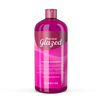 Inebrya Shecare Glazed lamináló és  fényesítő sampon, 1 l