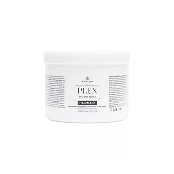 Kallos Plex Bond Builder hajpakolás növényi proteinnel és peptid komplex-szel, 500 ml