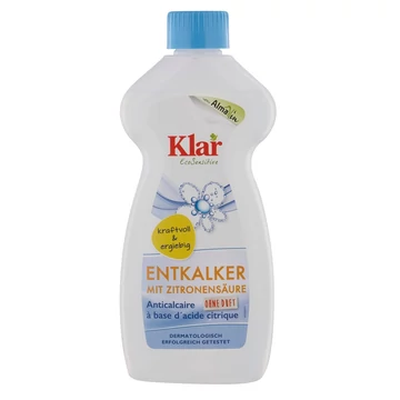 Klar öko-szenzitív citromsavas vízkőoldó, 500 ml