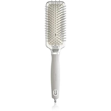 Olivia Garden Expert Care Rectangular Silver hajkefe, Small