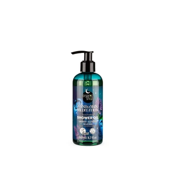 Organic Shop nyugtató tusolóolaj levendulával, áfonyával és melatoninnal, 260 ml