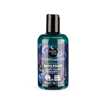 Organic Shop varázslatos habfürdő levendulával, áfonyával és melatoninnal, 300 ml
