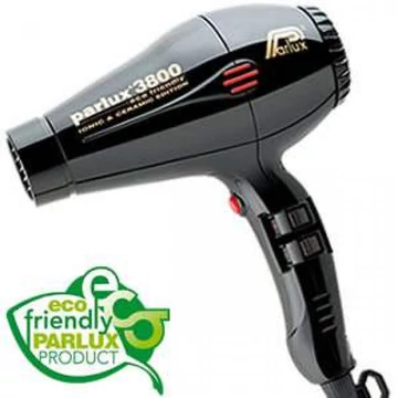 Parlux 3800 Ceramic&amp;Ionic hajszárító 2100 W, fekete