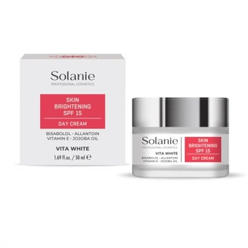 Solanie Vita White SPF15 bőrhalványító nappali krém, 50 ml