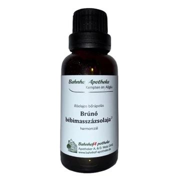 Stadelmann Brúnó bébimasszázsolaja, 30 ml - SZAVATOSSÁG: 2025.07.