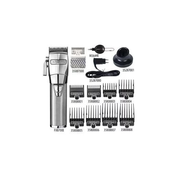 BaByliss PRO ChromFX vezetékes / vezeték nélküli hajnyíró ezüst, BPFX8700E