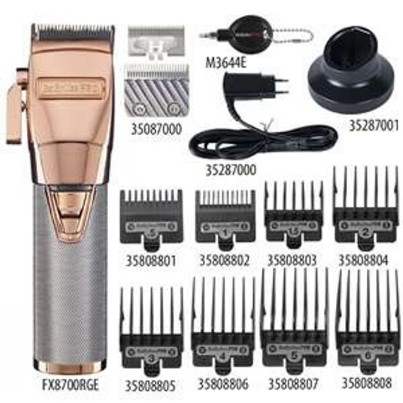 BaByliss PRO ROSEFX vezetékes / vezeték nélküli hajnyíró, BPFX8700RGE BaByliss PRO ROSEFX vezetékes / vezeték nélküli hajnyíró, BPFX8700RGE