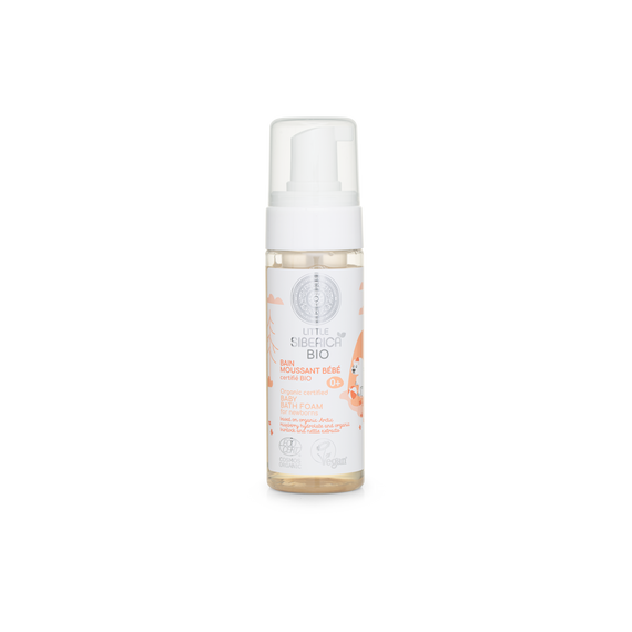 Natura Siberica Little Siberica bio Babafürdető hab újszülött kortól, 160 ml