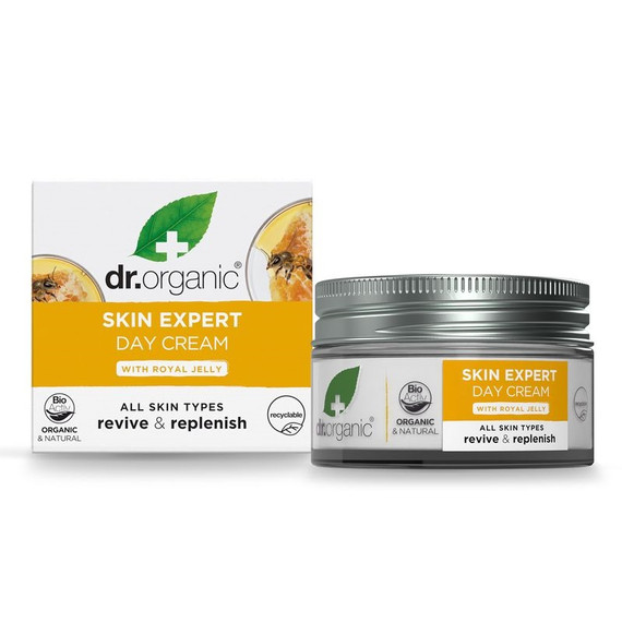 Dr Organic Bio Méhpempő nappali arckrém, 50 ml
