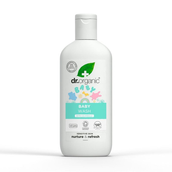 Dr Organic Illatmentes babafürdető bio körömvirággal, 250 ml