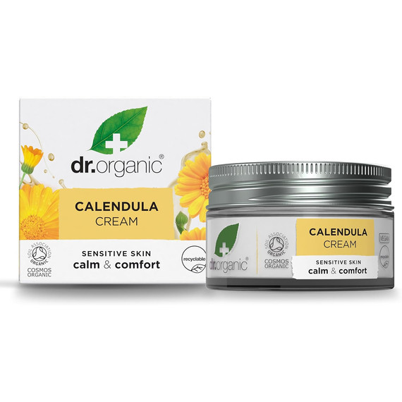 Dr Organic illatmentes hidratáló krém bio körömvirággal, 50 ml
