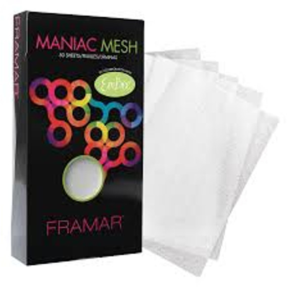 Framar Maniac Mesh habfólia festéshez és melírozáshoz, 50 db Framar Maniac Mesh habfólia festéshez és melírozáshoz, 50 db