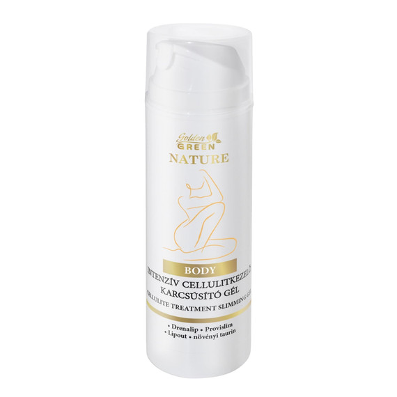 Golden Green Nature Body intenzív cellulitkezelő karcsúsító gél, 150 ml