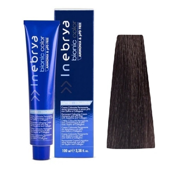 Inebrya Bionic Color ammóniamentes és PPD-mentes hajfesték 4.7 Inebrya Bionic Color ammóniamentes és PPD-mentes hajfesték 4.7