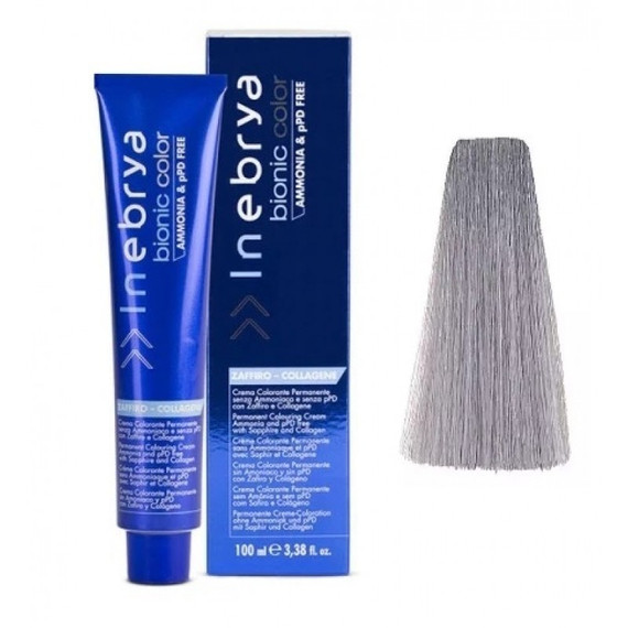 Inebrya Bionic Color ammóniamentes és PPD-mentes hajfesték Toner Silver Inebrya Bionic Color ammóniamentes és PPD-mentes hajfesték Toner Silver