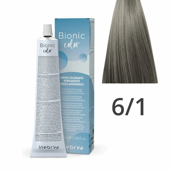 Inebrya Bionic Color ammóniamentes és PPD-mentes hajfesték 6.1