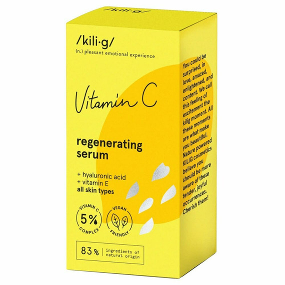 Kili.g regeneráló arcszérum C-vitaminnal, 50 ml Kili.g regeneráló arcszérum C-vitaminnal, 50 ml