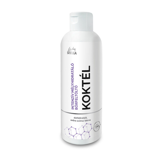Lady Stella intenzív mélyhidratáló bőrfeltöltő koktél extra száraz, dehidratált, normál bőrre,200 ml