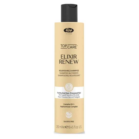 Lisap Top Care Elixir Renew tápláló sampon, 250 ml