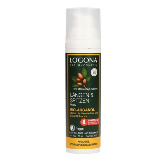 Logona hajvégápoló folyadék bio argánolajjal, 75 ml