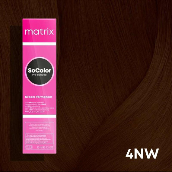 Matrix SoColor Pre-Bonded hajfesték 4NW / 4.033