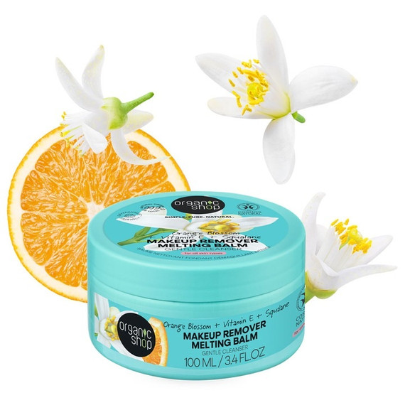 Organic Shop sminklemosó balzsam narancsvirággal E-vitaminnal és szkvalánnal , 100 ml