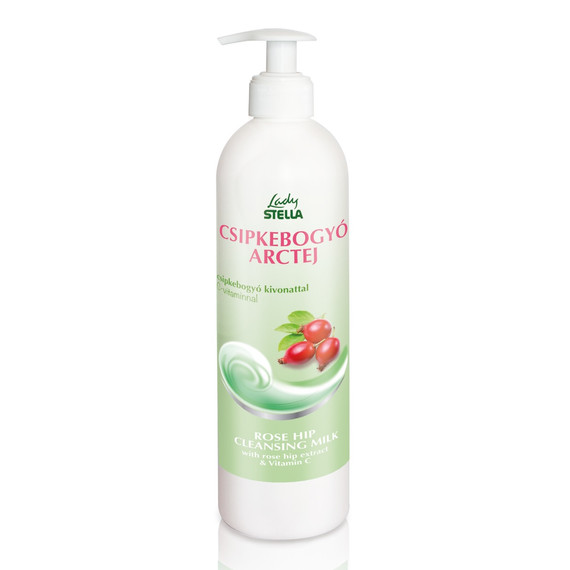 Lady Stella csipkebogyó arctisztító tej magas C-vitamin tartalommal, 500 ml