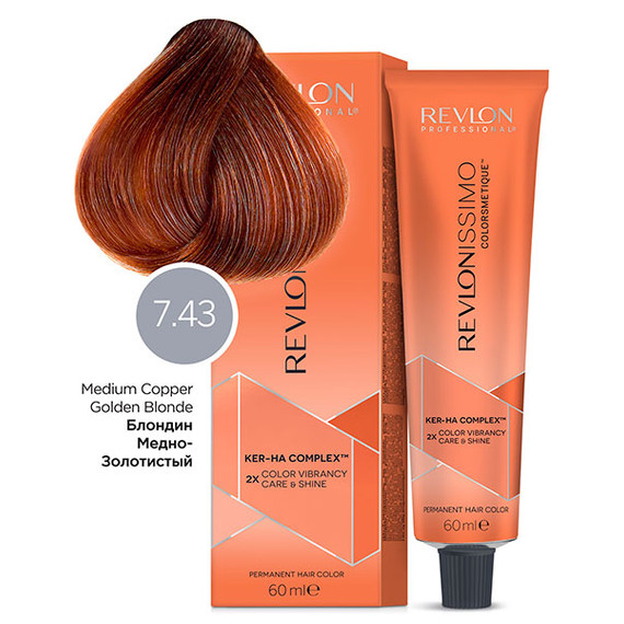 Revlon Revlonissimo Colorsmetique hajfesték 7.43