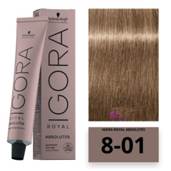 Schwarzkopf Igora Royal Absolutes hajfesték, 8-01