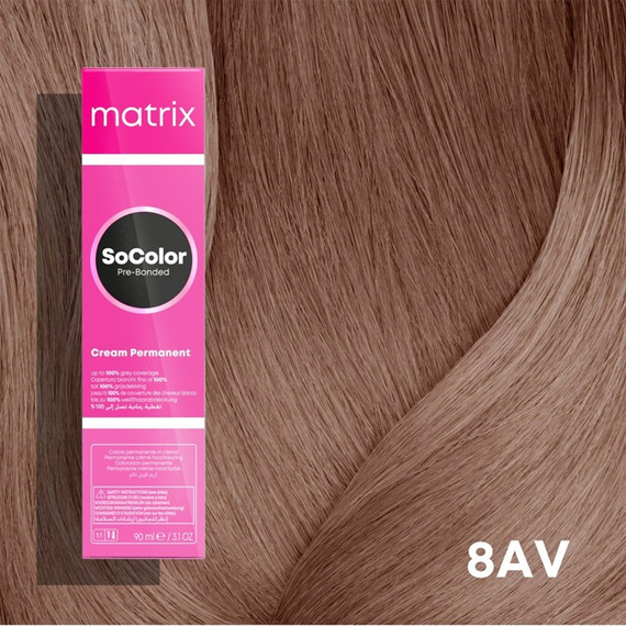 Matrix SoColor Pre-Bonded hajfesték 8AV / 8.12