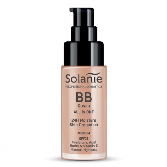 Solanie BB krém hialuronsavval és fényvédővel SPF15 Medium