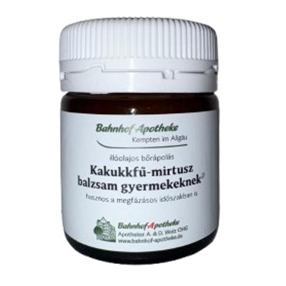 Stadelmann kakukkfű-mirtusz balzsam gyerekeknek és csecsemőknek (köhögésbalzsam), 30 ml