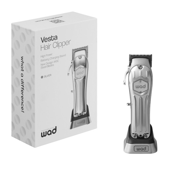 Wad Vesta vezeték nélküli hajvágógép, ezüst Wad Vesta vezeték nélküli hajvágógép, ezüst