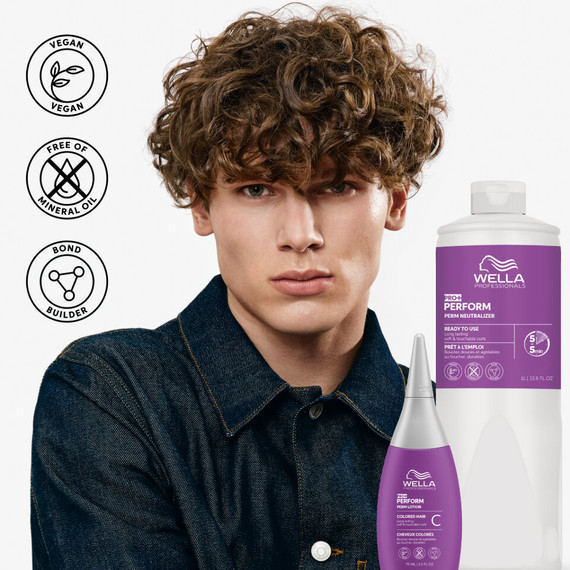 Wella Professionals Perform+ Perm S dauervíz érzékeny és sérült hajra, 75 ml