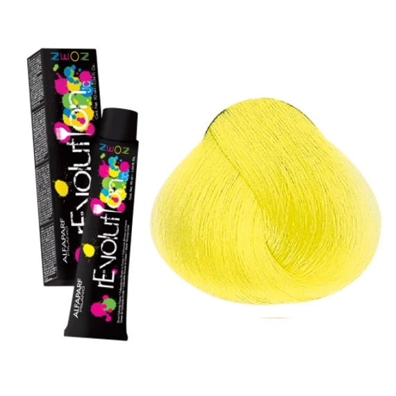 Alfaparf rEvolution neon fizikai hajszínező, Neon Atomic Yellow, 90 ml