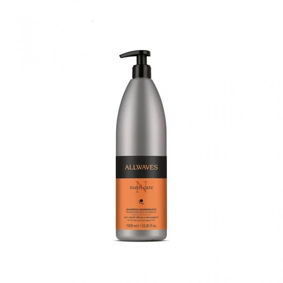 Allwaves Nutri Care sampon sérült hajra vanília és gyömbér kivonattal, 1 l