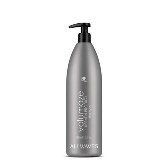 Allwaves Volumaze Keratin volumennövelő sampon, 1 l