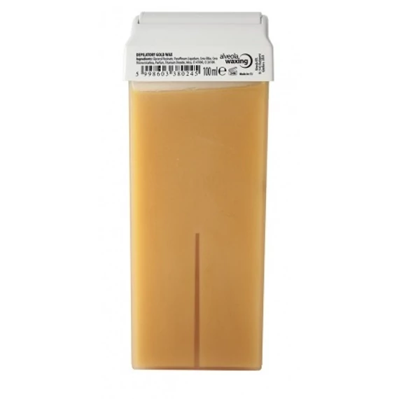 Alveola Waxing Gold gyantapatron széles fejjel, 100 ml
