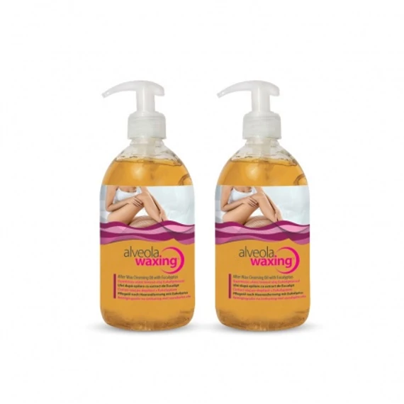 Alveola Waxing gyantázás utáni lemosó olaj Eukaliptusszal, 2x300 ml