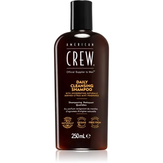 American Crew Daily Cleansing tisztító sampon mindennapi használatra, 250 ml