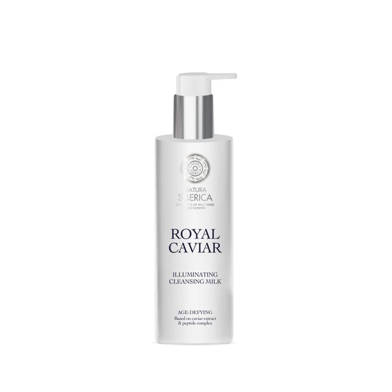 Natura Siberica Royal Caviar ragyogást adó arctisztító tej, 200 ml