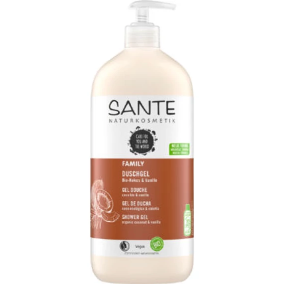 Sante Family tusfürdő bio kókusszal és vaníliával, 950  ml