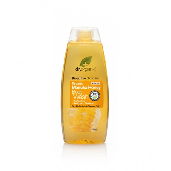 Dr Organic Bio Manuka mézes tusfürdő, 250 ml