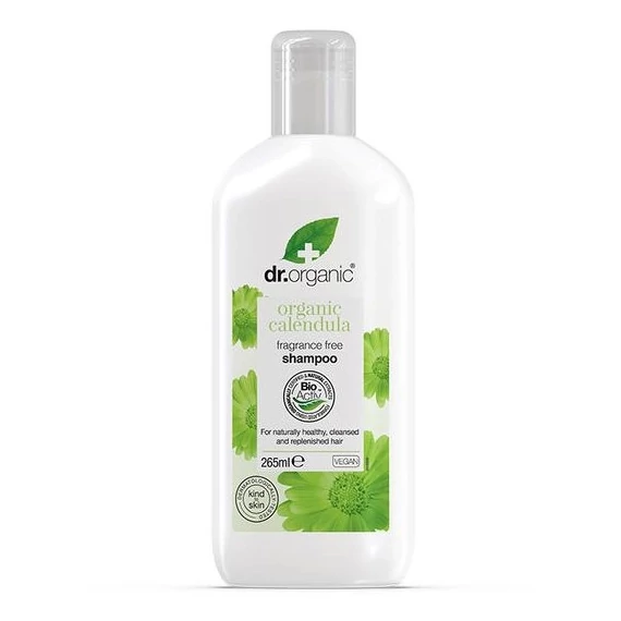 Dr Organic illatmentes sampon bio körömvirággal, 265 ml