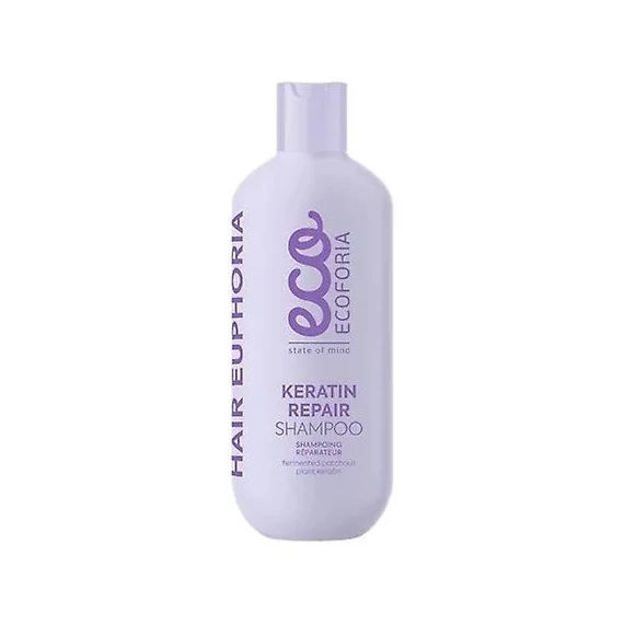 Ecoforia keratinos helyreállító sampon, 400 ml