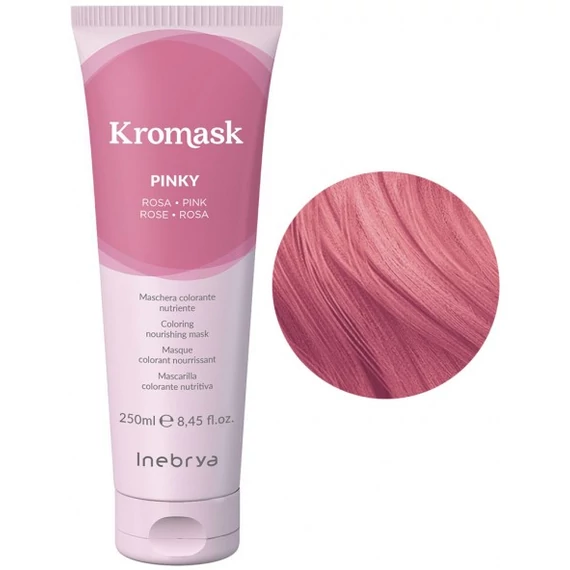 Inebrya Kromask hajszínező hajpakolás, Pinky, 250 ml