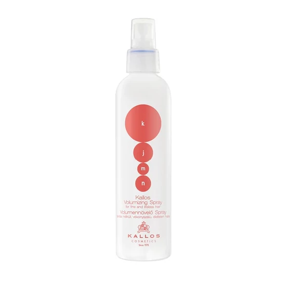 Kallos KJMN Volumennövelő spray tartás nélküli hajra, 200 ml